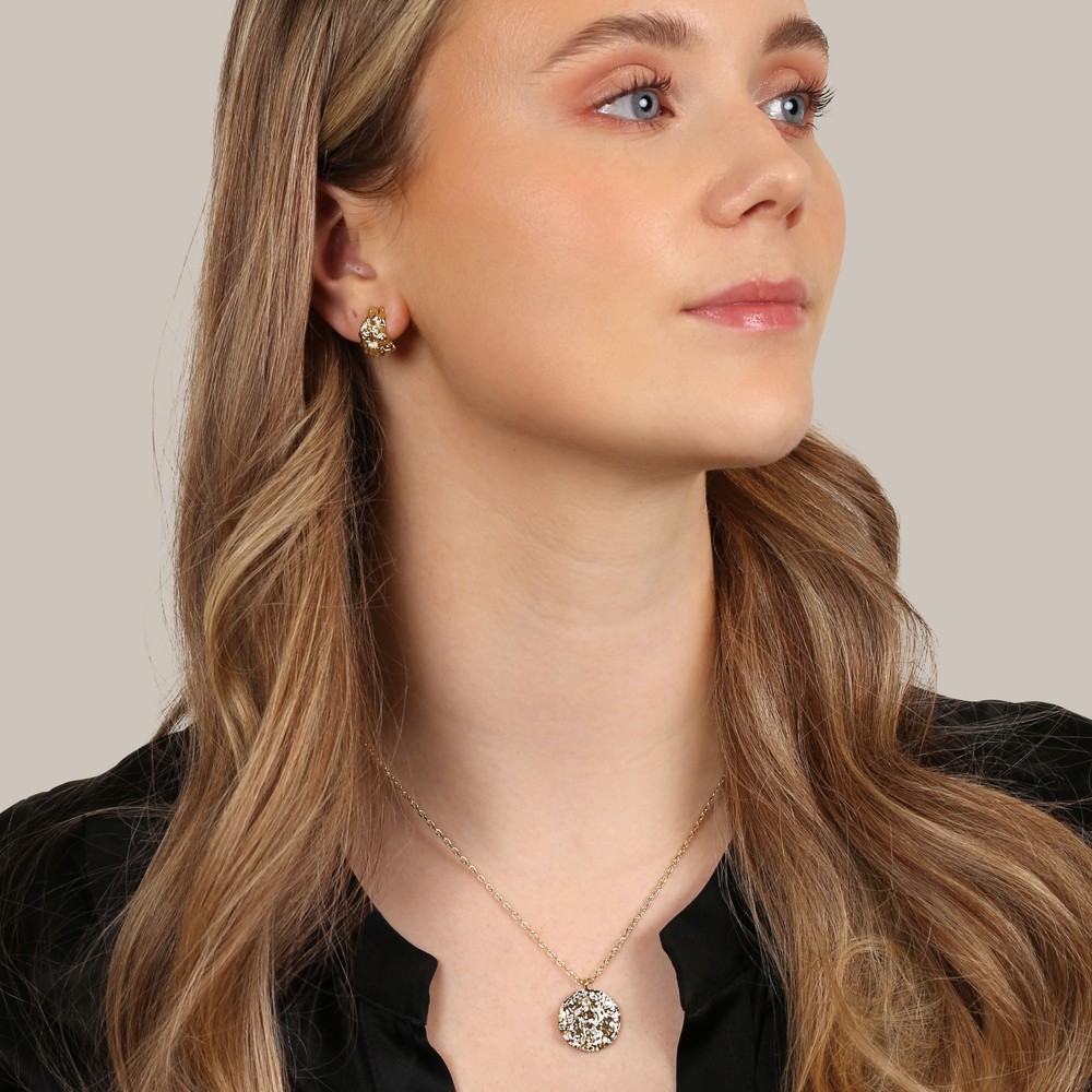 Lauren Coin Pendant Necklace 45 plain g