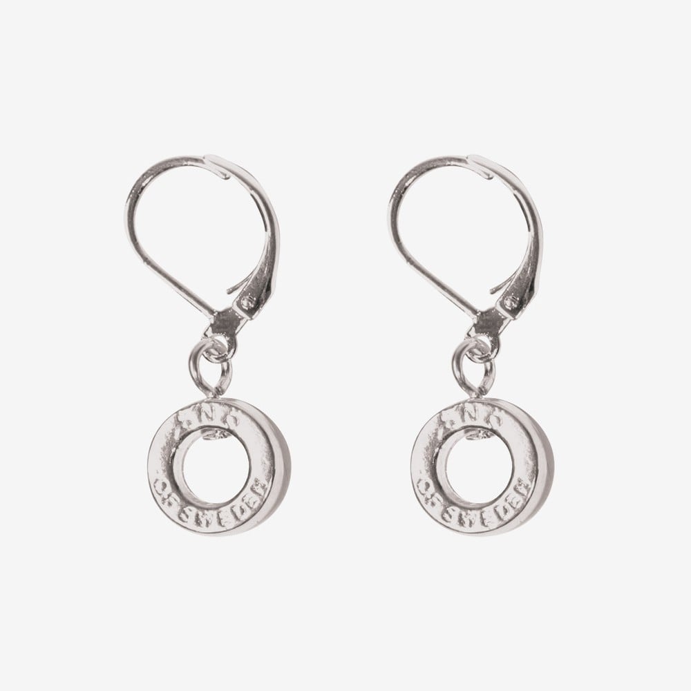 Logo Small Ring Earring